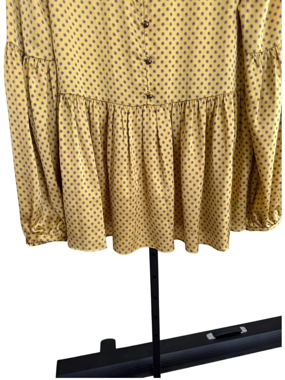 Banana Republic x Olivia Palermo Printed Empire Top Size M Boho Office